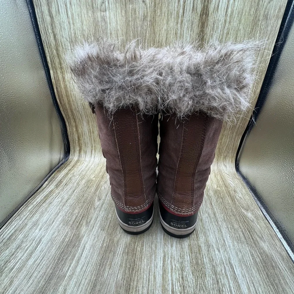 Sorel Joan of Arctic Winter‎ Boots Women's Size 6 Brown Waterproof NL2429-261